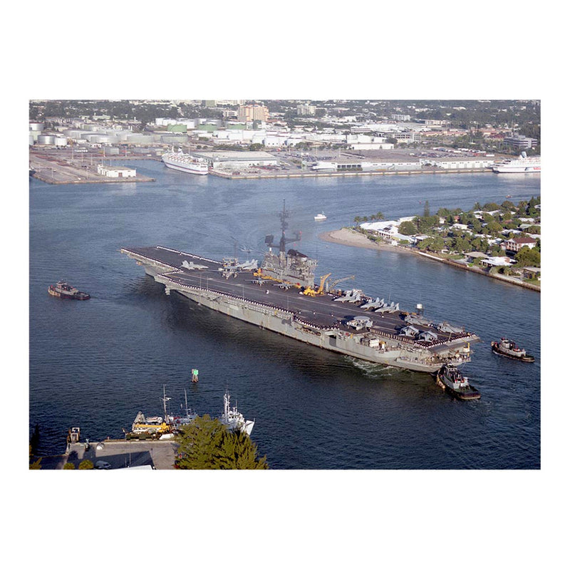 Aircraft Carrier USS Coral Sea (CV 43) At Fort Lauderdale, FL Jigsaw Puzzle