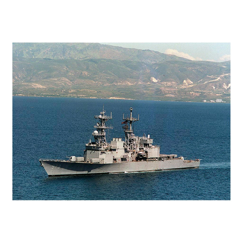 Destroyer USS Conolly (DD 979) Underway Off The Coast Of Port Of Prince, Haiti Jigsaw Puzzle