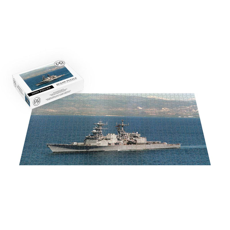 Destroyer USS Conolly (DD 979) Underway Off The Coast Of Port Of Prince, Haiti Jigsaw Puzzle