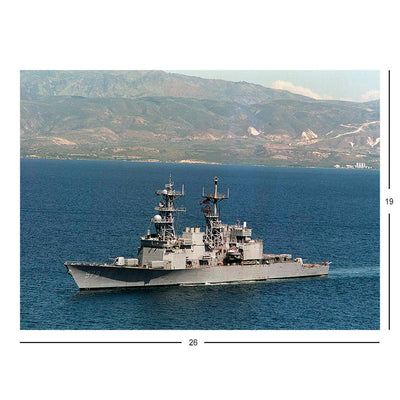Destroyer USS Conolly (DD 979) Underway Off The Coast Of Port Of Prince, Haiti Jigsaw Puzzle