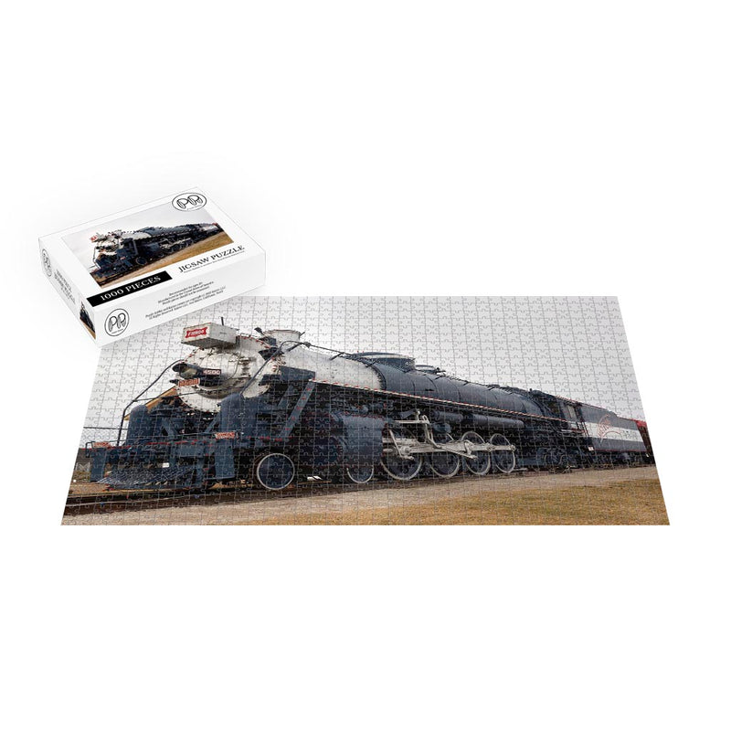 Frisco 4500 Locomotive In Tulsa Jigsaw Puzzle