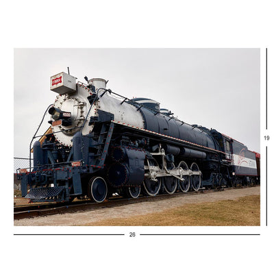 Frisco 4500 Locomotive In Tulsa Jigsaw Puzzle
