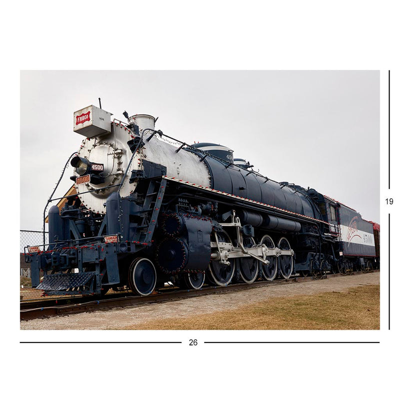 Frisco 4500 Locomotive In Tulsa Jigsaw Puzzle