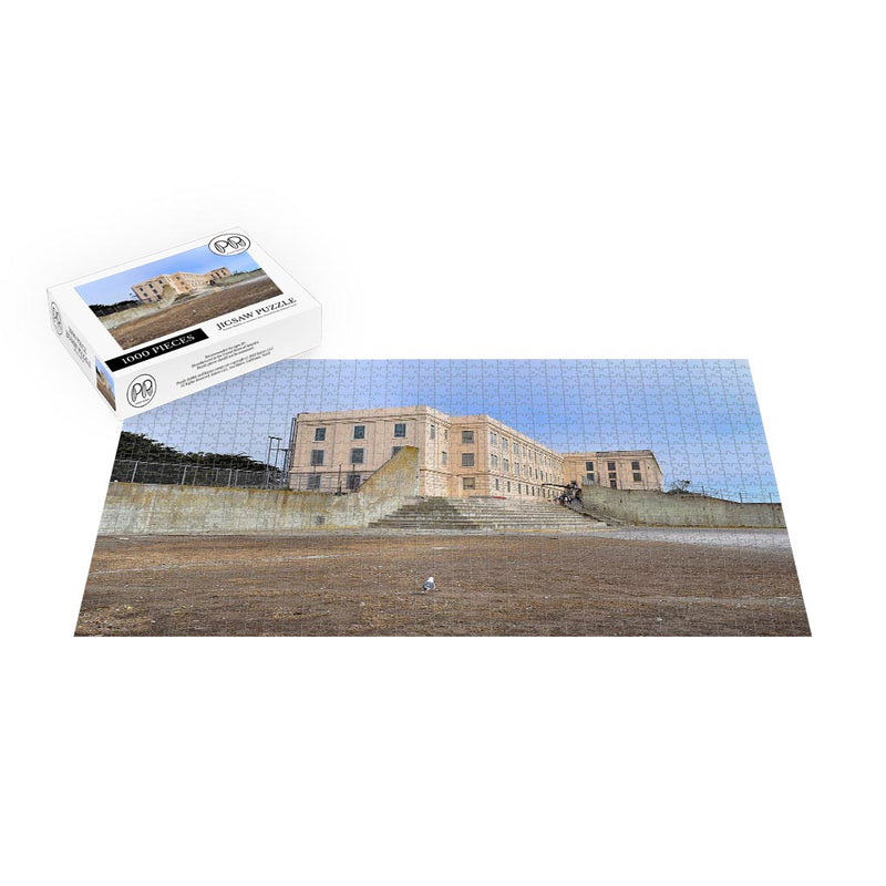 Alcatraz Prison Yard, San Francisco, CA Jigsaw Puzzle