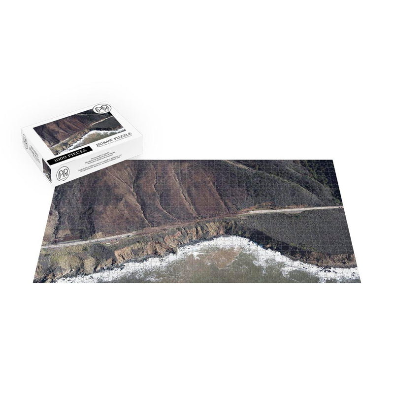California Highway 1 North of Wild Cattle Creek Jigsaw Puzzle