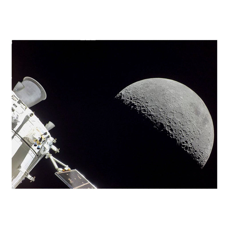 Orion Gazes at Moon Before Return to Earth Jigsaw Puzzle