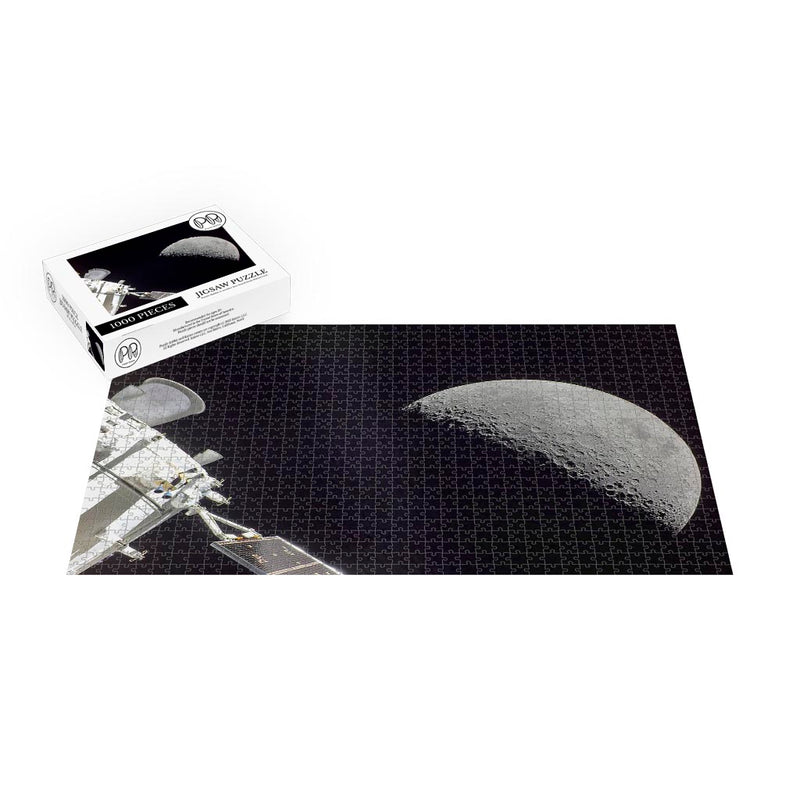 Orion Gazes at Moon Before Return to Earth Jigsaw Puzzle