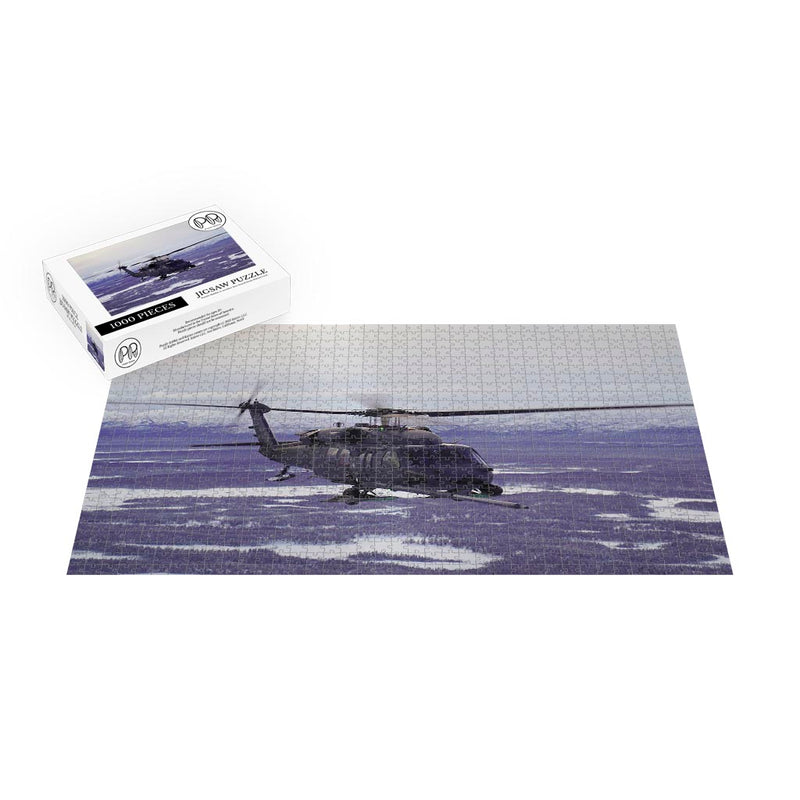A 210th Rescue Squadron HH-60G Pave Hawk Near Anchorage, Alaska Jigsaw Puzzle