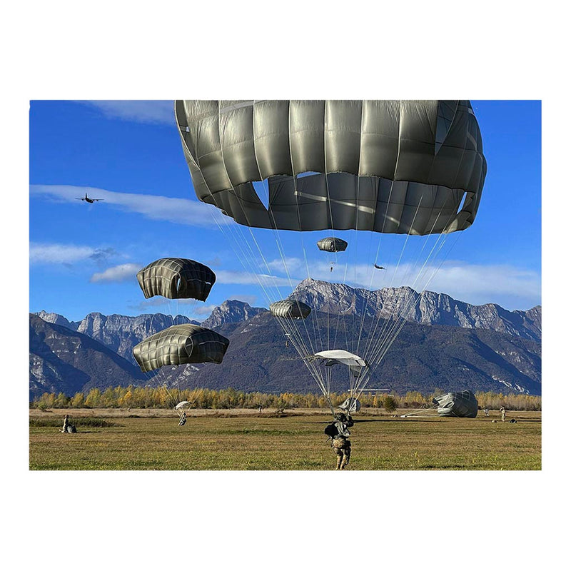 Army Paratroopers Conduct An Airborne Operation in Italy Jigsaw Puzzle