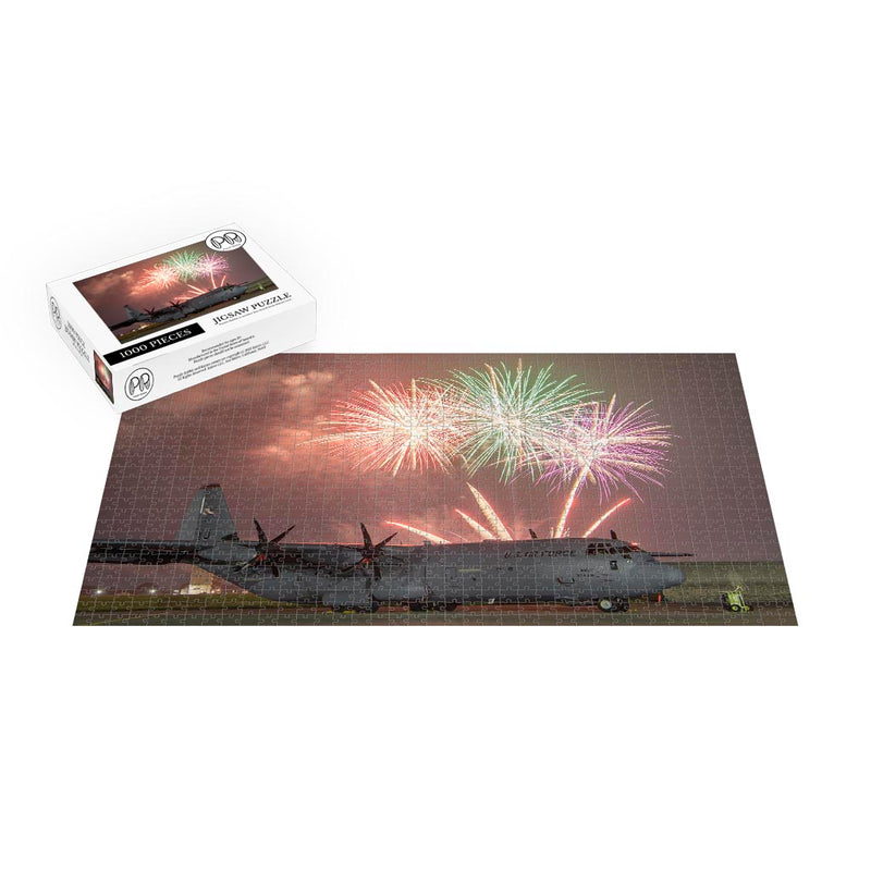 C-130J Super Hercules On the Flightline at Yokota Air Base, Japan Jigsaw Puzzle