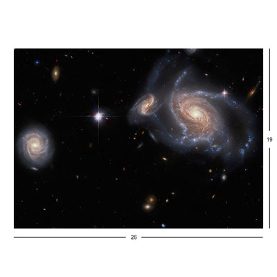 Hubble Telescope Image of Spiral Galaxy NGC 1356 Jigsaw Puzzle