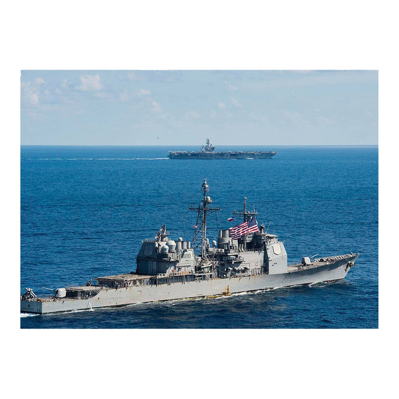 USS San Jacinto Guided Missile Cruiser Jigsaw Puzzle