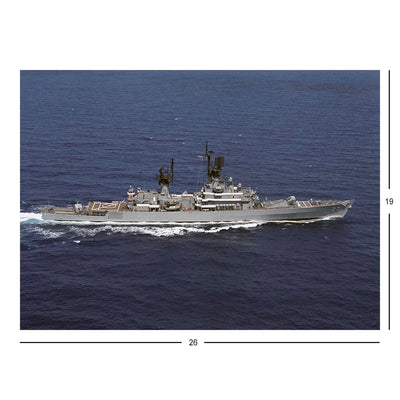 Guided Missile Cruiser USS Josephus Daniels (CG 27) Underway Jigsaw Puzzle