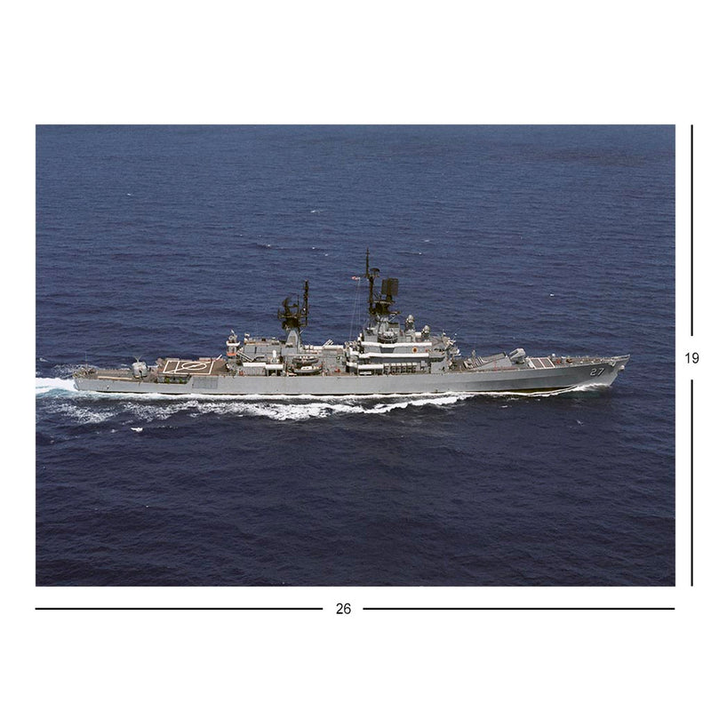 Guided Missile Cruiser USS Josephus Daniels (CG 27) Underway Jigsaw Puzzle