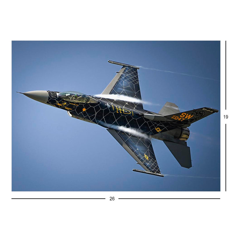F-16 Viper Demonstration Team Performs At National Warplane Museum Airshow at Geneseo, NY Jigsaw Puzzle