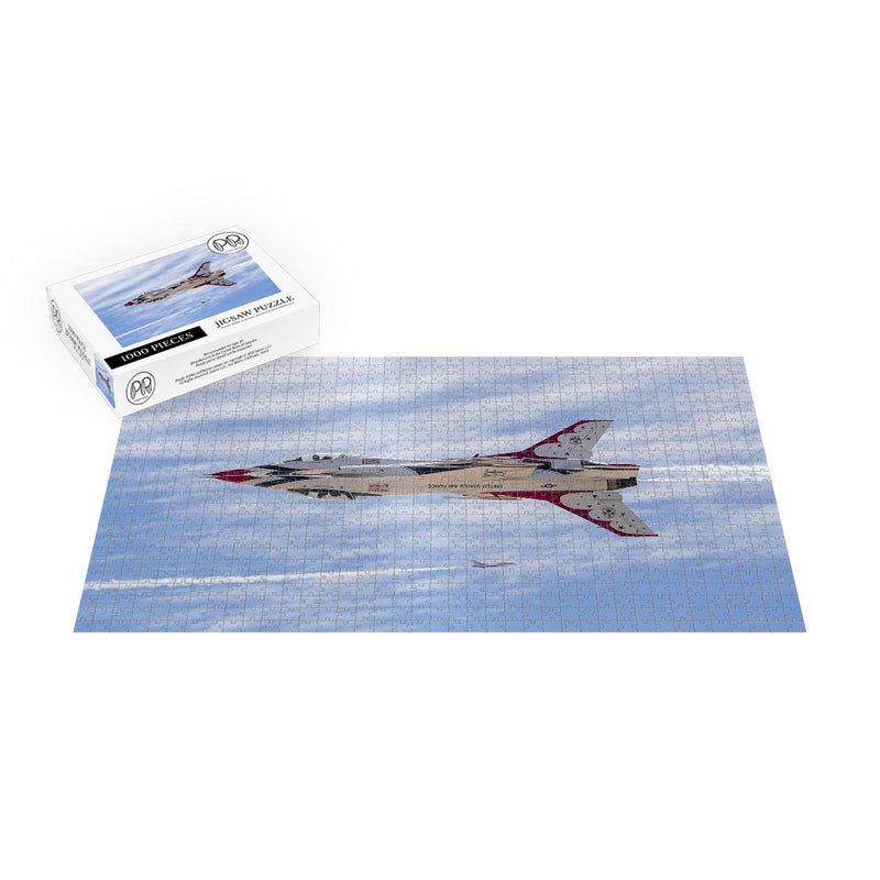 Thunderbirds perform at Nellis Air Force Base, March 9, 2023 Jigsaw Puzzle