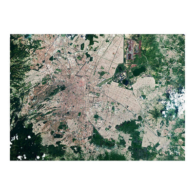 Landsat 9 Image of The Valley of Mexico Jigsaw Puzzle