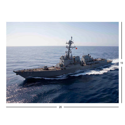 Guided Missile Destroyer USS Chung Hoon (DDG 93) Refuels In The South China Sea Jigsaw Puzzle