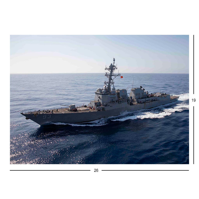 Guided Missile Destroyer USS Chung Hoon (DDG 93) Refuels In The South China Sea Jigsaw Puzzle
