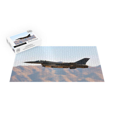 An F-16 Fighting Falcon Takes Off From Nellis Air Force Base, NV Jigsaw Puzzle