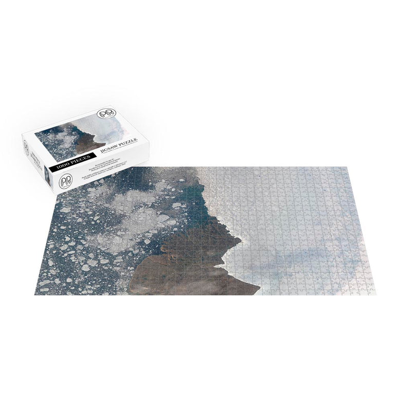 Landsat 8 Satellite Image of Humboldt Glacier Jigsaw Puzzle