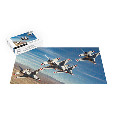 2024 Thunderbirds Train At Spaceport NM Jigsaw Puzzle