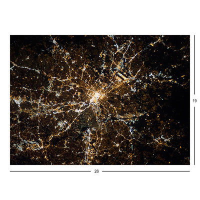 Atlanta Shines at Night Jigsaw Puzzle