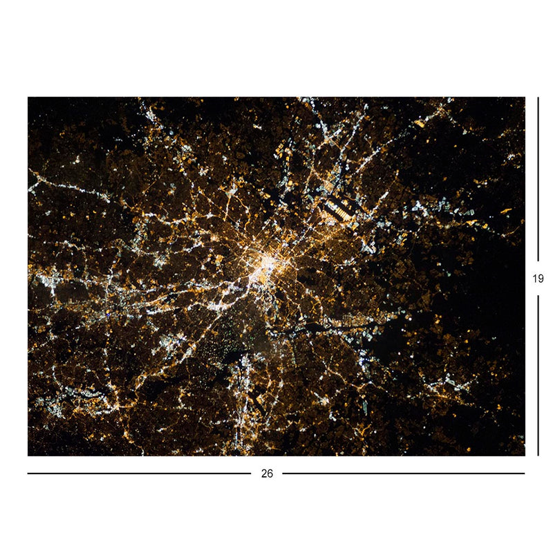 Atlanta Shines at Night Jigsaw Puzzle