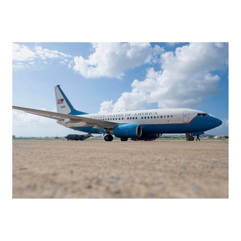 Air Force C-40C, at Kadena Air Base, Japan Jigsaw Puzzle