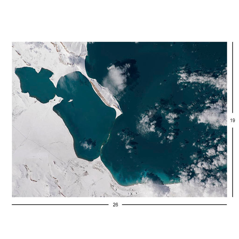 ISS Photograph of Lake Siling, Tibet Jigsaw Puzzle