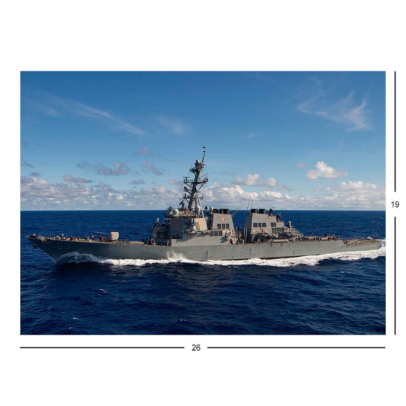 Guided-missle Destroyer USS Stethem (DDG 63) Performs a Break Away Jigsaw Puzzle