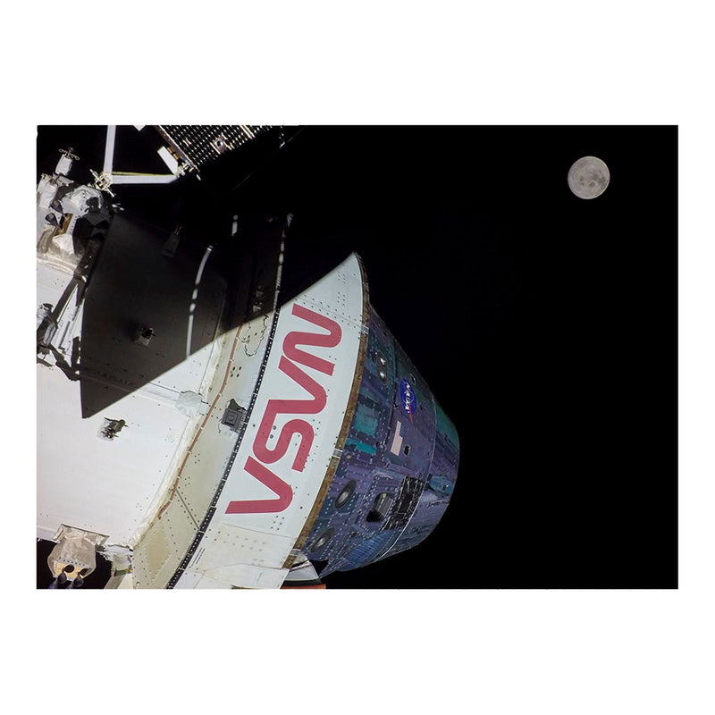 Orion Approaches Moon Before Return Flyby Jigsaw Puzzle