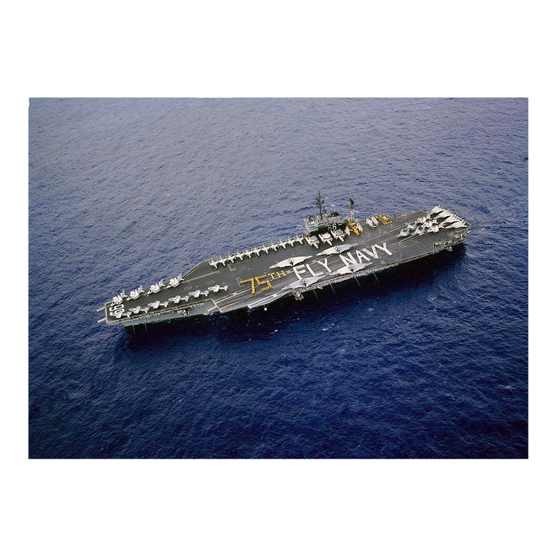 Aircraft Carrier USS America (CV 66) Salutes the 75th Anniversary of Naval Aviation Jigsaw Puzzle