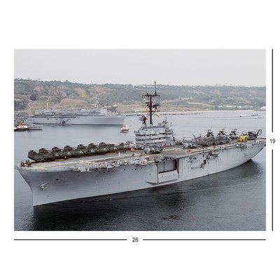 Amphibious Assault Ship USS New Orleans (LPH 11) Underway In San Diego Bay Jigsaw Puzzle