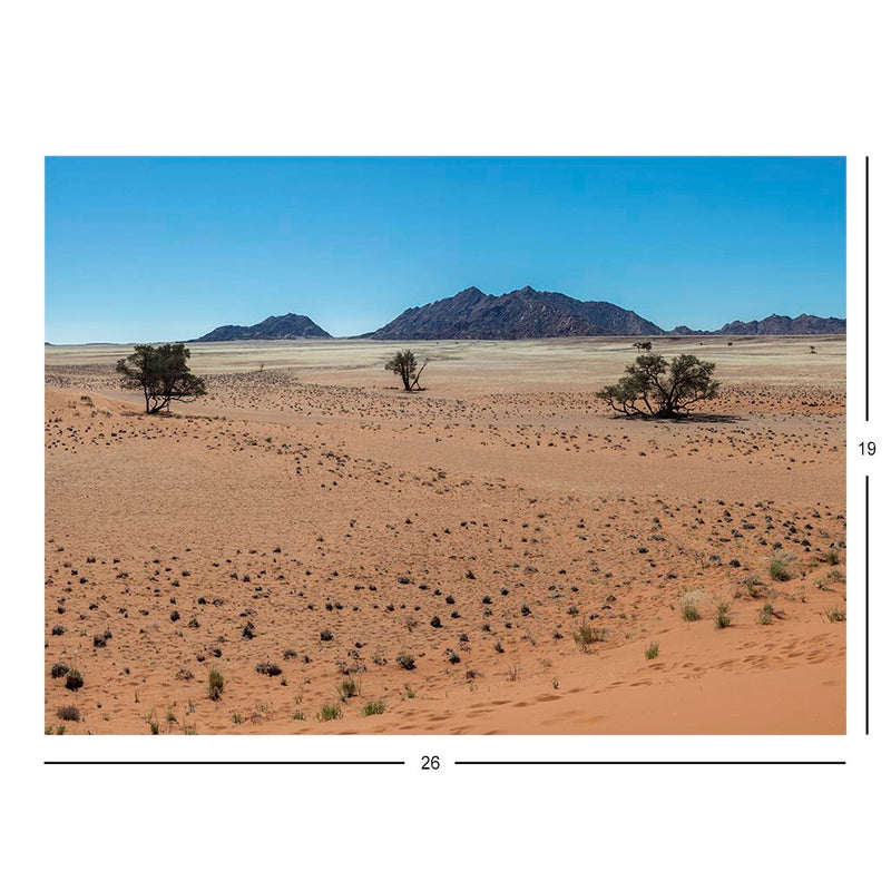 Desertic landscape near Elim Dune, Namibia Jigsaw Puzzle