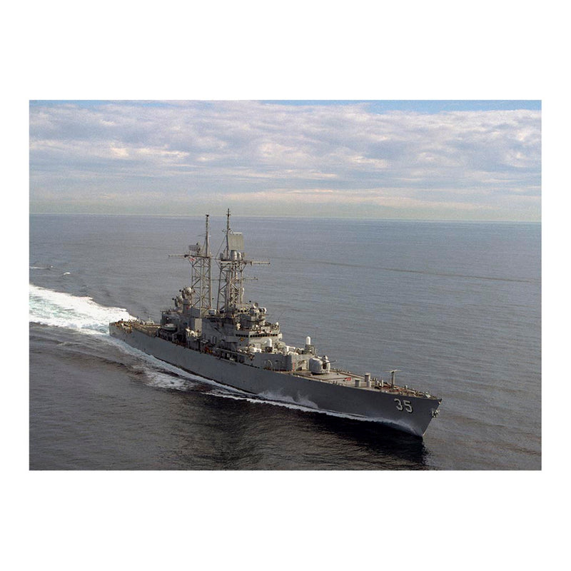 Nuclear-powered Guided Missile Cruiser USS Truxton (CGN-35) Underway Off San Diego Jigsaw Puzzle
