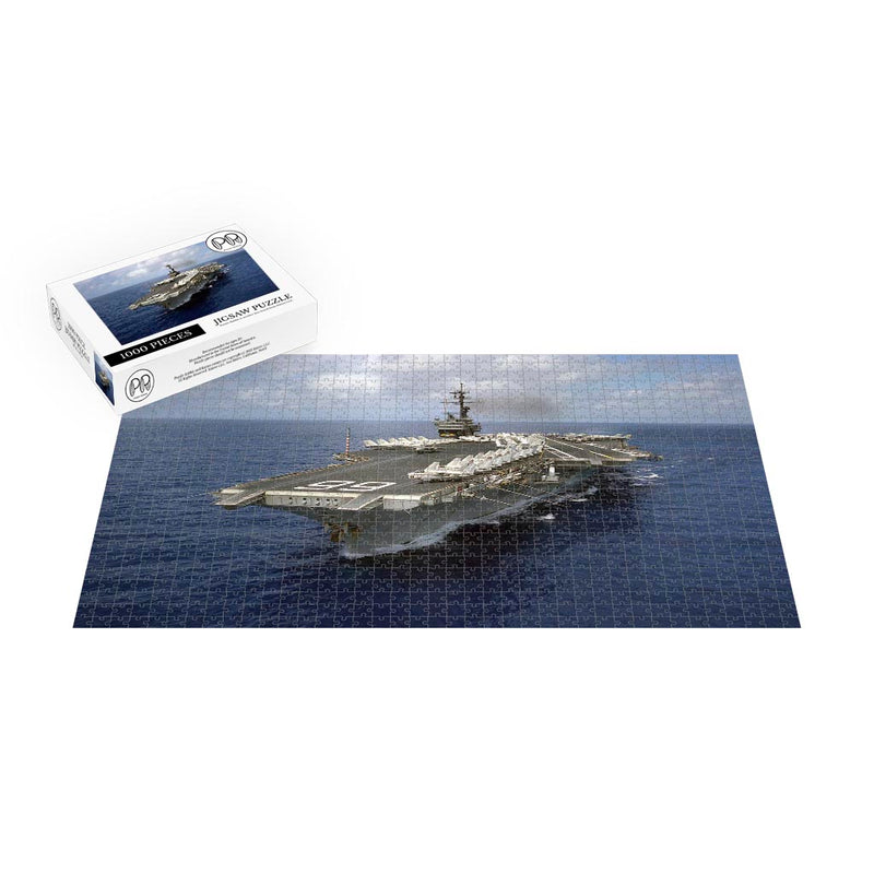 Aircraft Carrier USS America (CV 66) Underway Jigsaw Puzzle