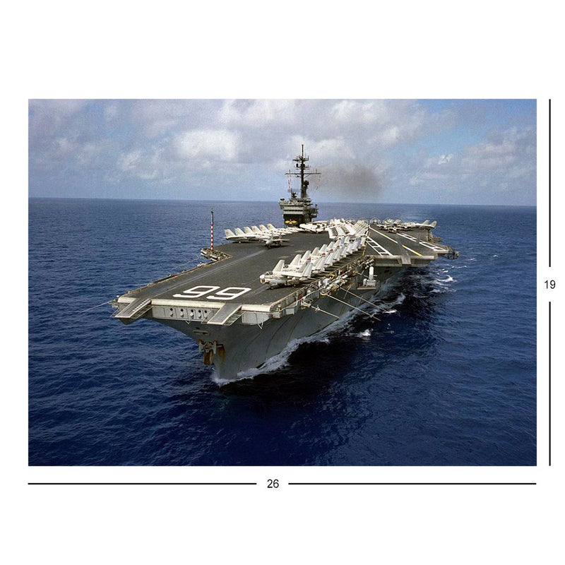 Aircraft Carrier USS America (CV 66) Underway Jigsaw Puzzle