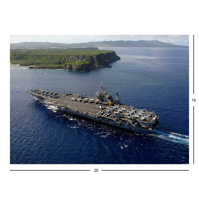 USS Kitty Hawk Aircraft Carrier in Guam Jigsaw Puzzle