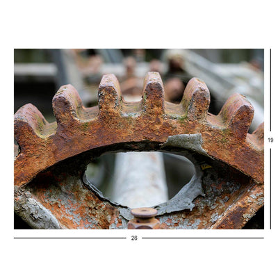 Detail of The Security Barrage, Dortmund-Ems Canal, Greven, Germany Jigsaw Puzzle
