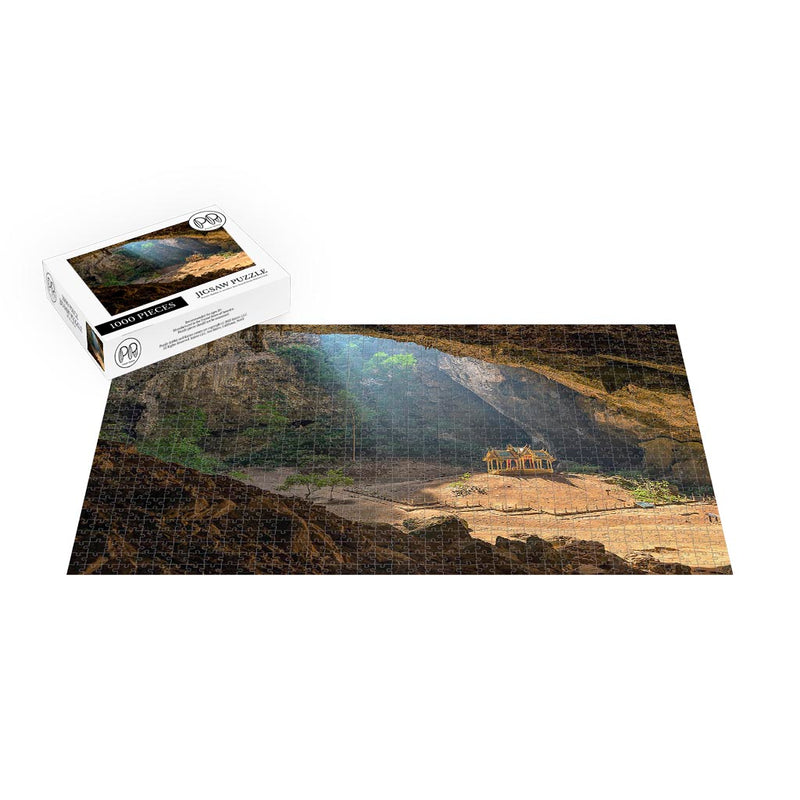 Royal pavilion in Phraya Nakhon Cave, Thailand Jigsaw Puzzle