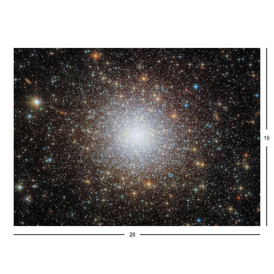Hubble Telescope Image of Globular Cluster, NGC 2210, In The Large Magellanic Cloud Jigsaw Puzzle