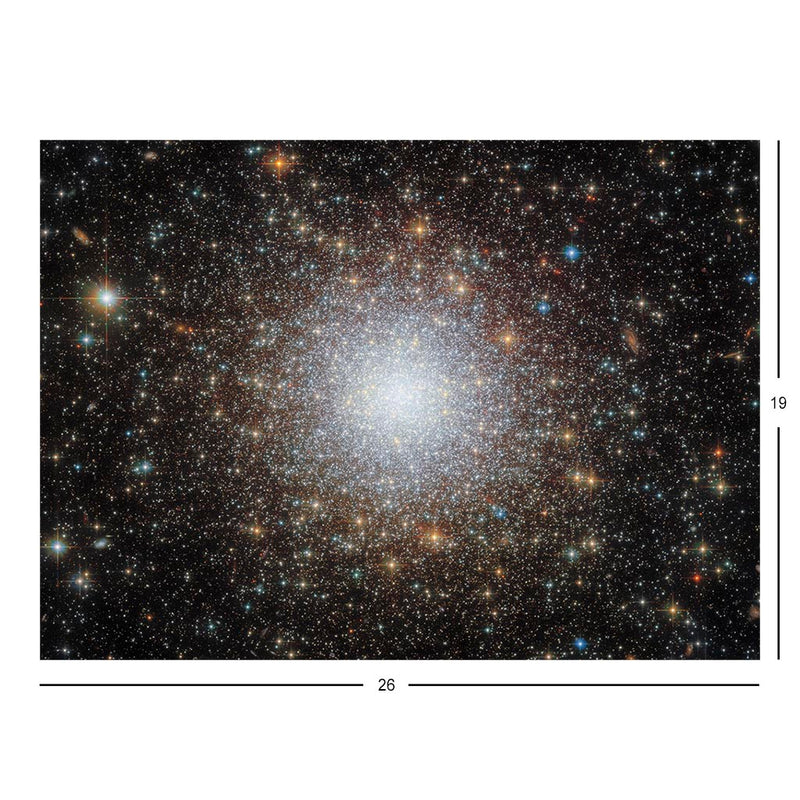 Hubble Telescope Image of Globular Cluster, NGC 2210, In The Large Magellanic Cloud Jigsaw Puzzle