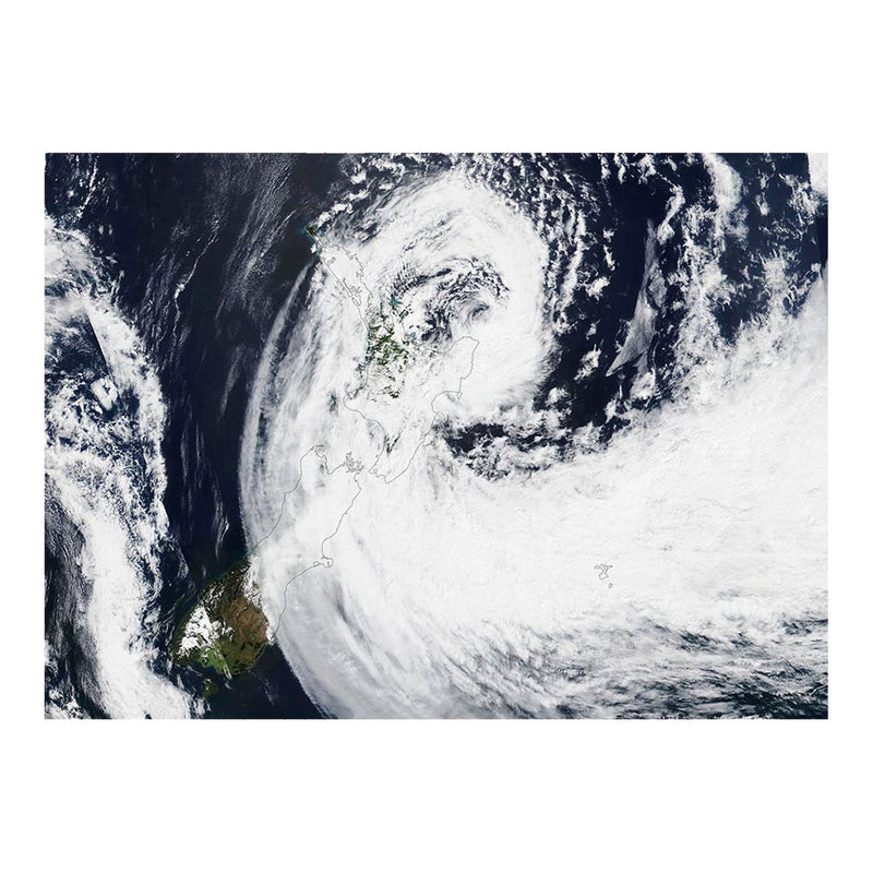 Suomi NPP Satellite Image of Cyclone Gabrielle Over New Zealand Jigsaw Puzzle