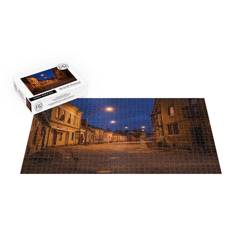 Night in Esztergom, Hungary Jigsaw Puzzle