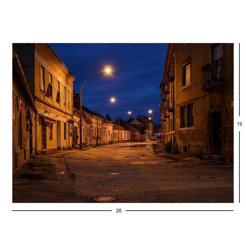Night in Esztergom, Hungary Jigsaw Puzzle