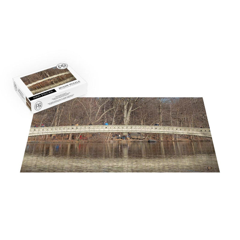 Bow Bridge in Central Park, New York City Jigsaw Puzzle
