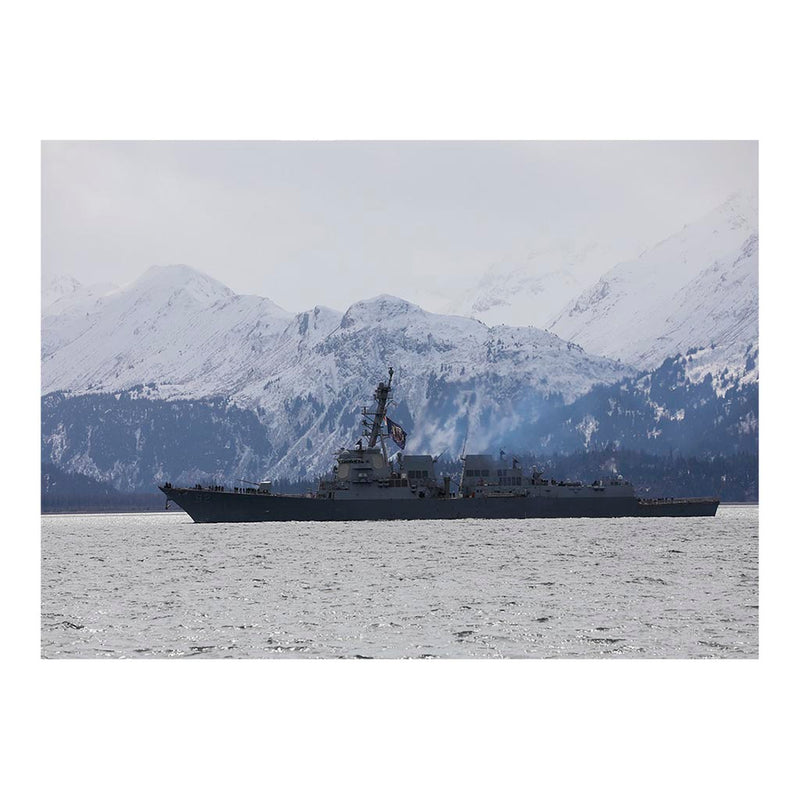 Guided-missile Destroyer USS Momsen (DDG 92) Visits Homer, AK Jigsaw Puzzle