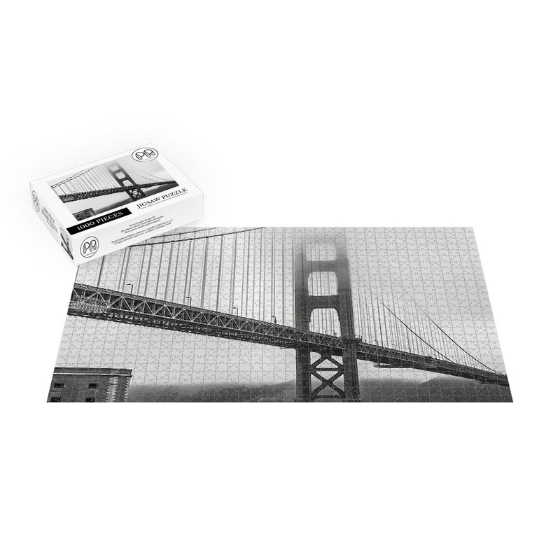 Golden Gate Bridge in Fog Jigsaw Puzzle