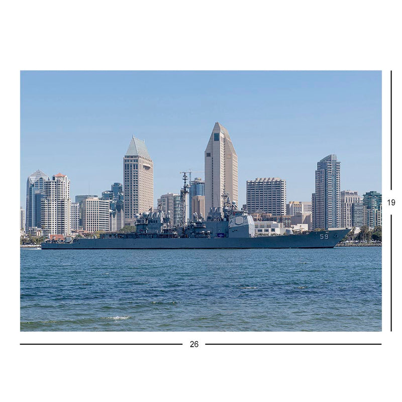 Guided-missile Cruiser USS Princeton (CG 59) Returns To San Diego Jigsaw Puzzle